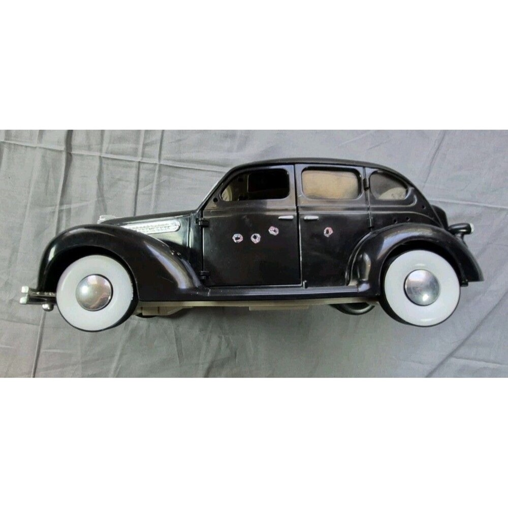 Vtg 1990 Playmates Dick Tracy Big Boy's Getaway Car Black Sedan Missing Light
